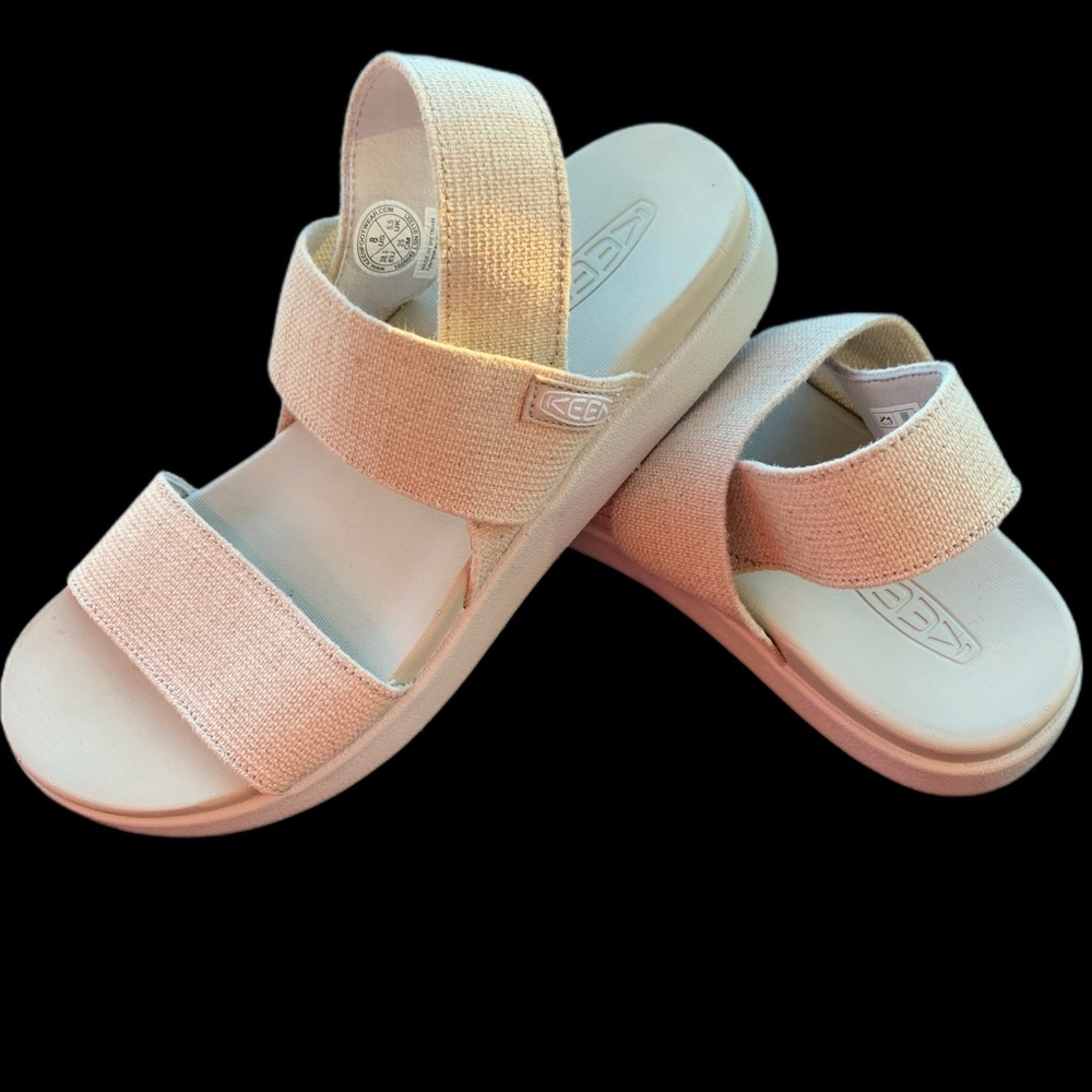 Keen Womens Sandals Elle Backstrap Casual Slip-On Backstrap Textile size 8